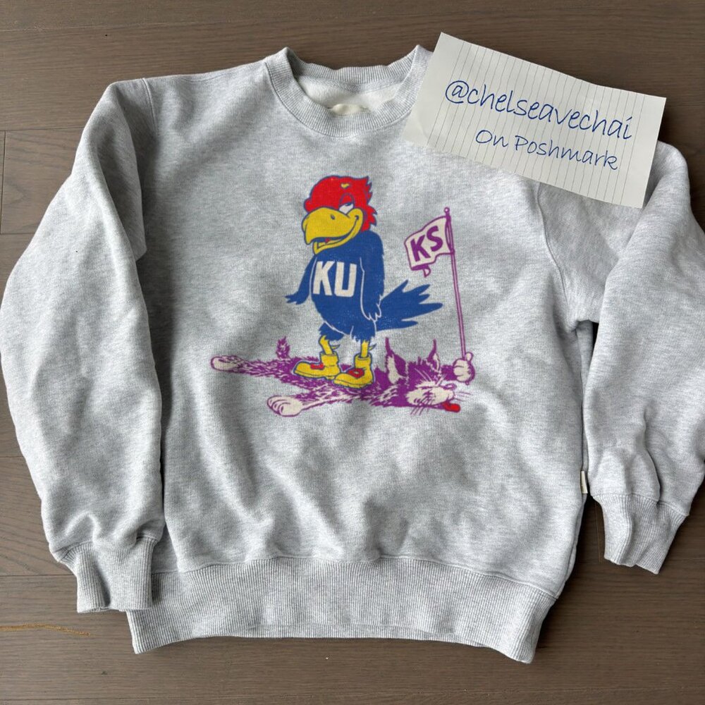 Vintage Kansas Jayhawks KU Jayhawks Shirt, Retro University of Kansas Sweatshirt